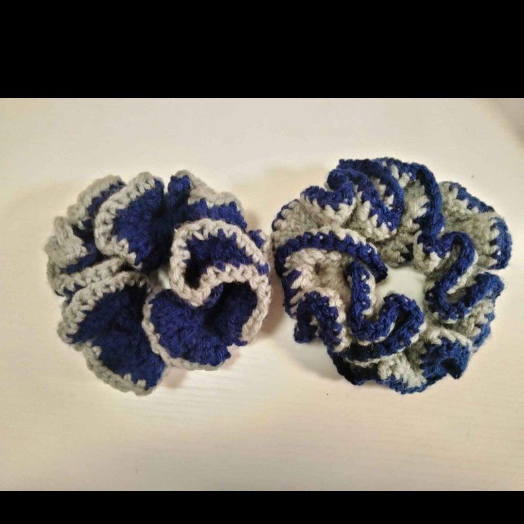 handmade scrunchies.