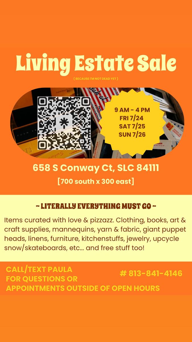 Yard and estate sale! Indoors!