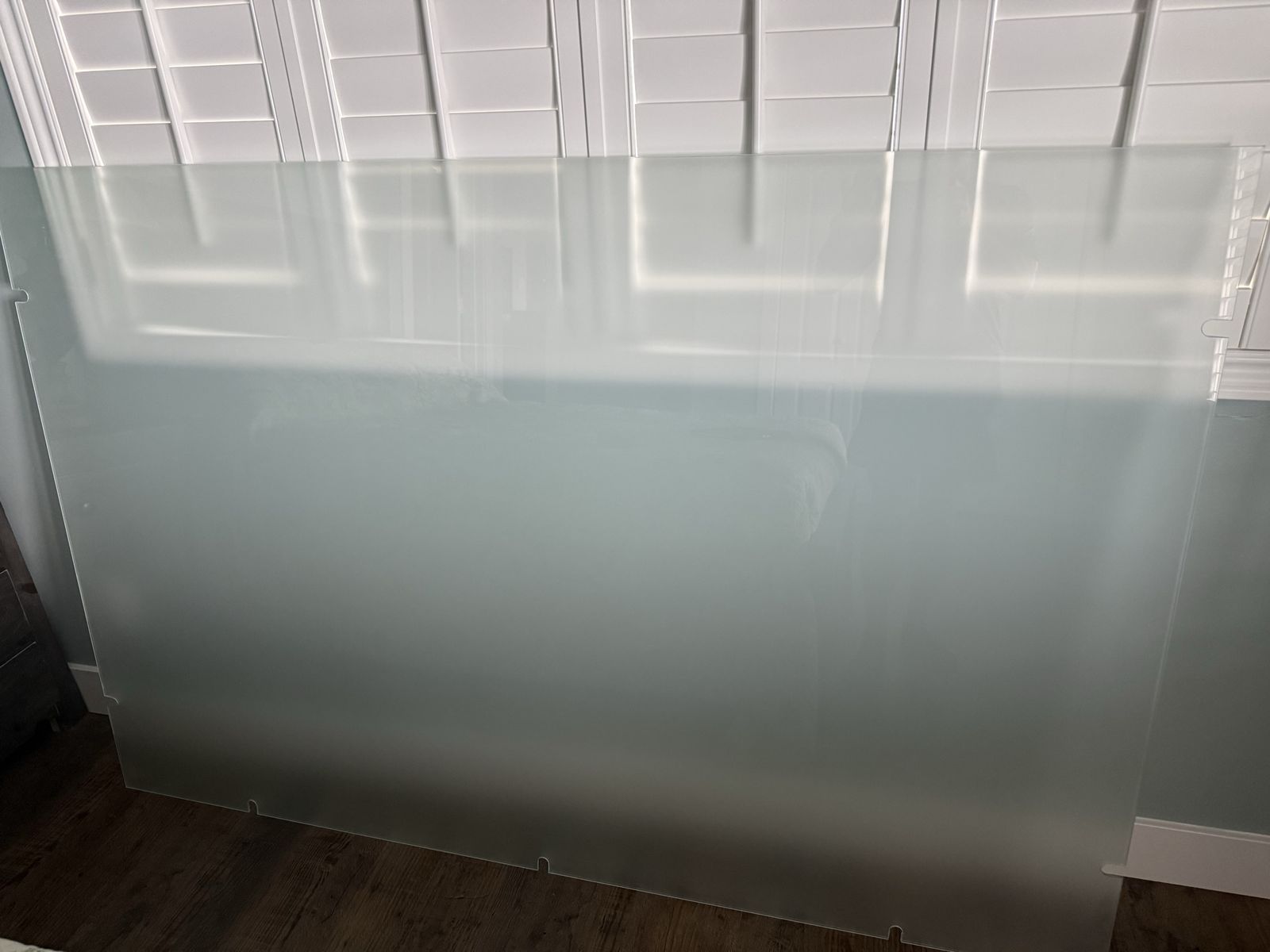 71 1/4” x 41” opaque glass