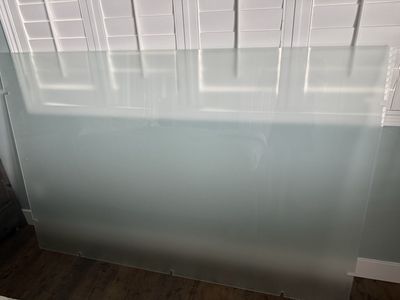 71 1/4” x 41” opaque glass