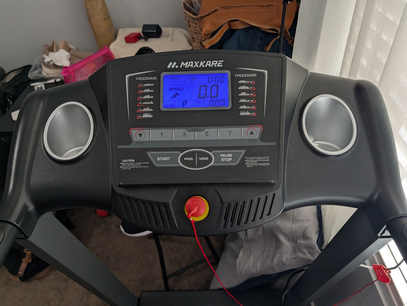 Maxkare treadmill and phone stand