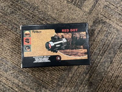 RedDot Illuminated Red Dot Sight Scope - Matte Finish 5 MOA