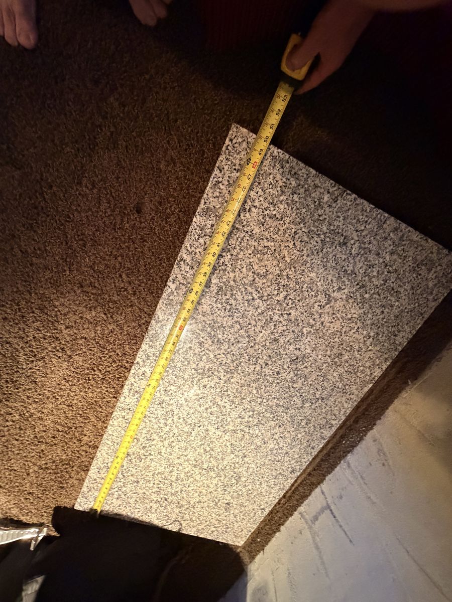 Granite Counter Top With Finished front edge