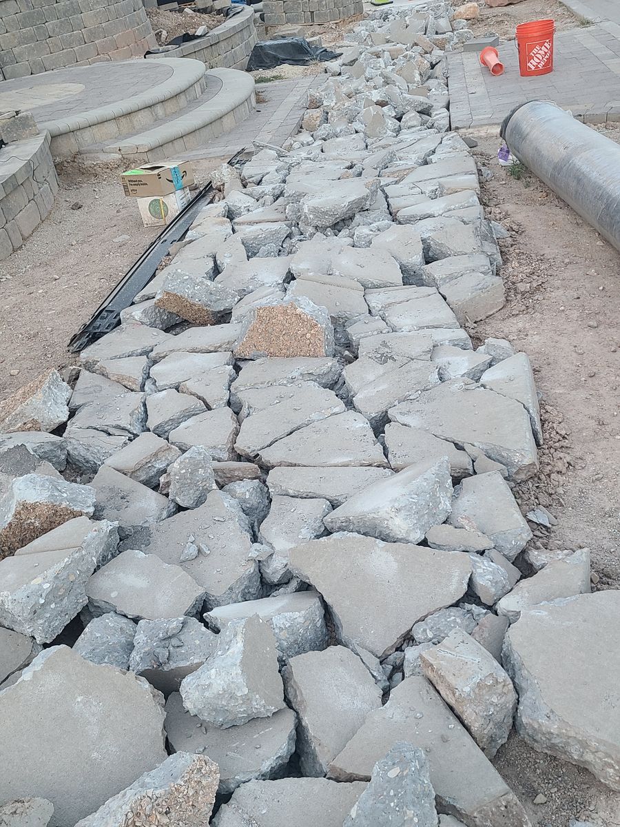 FREE Broken Concrete Pieces