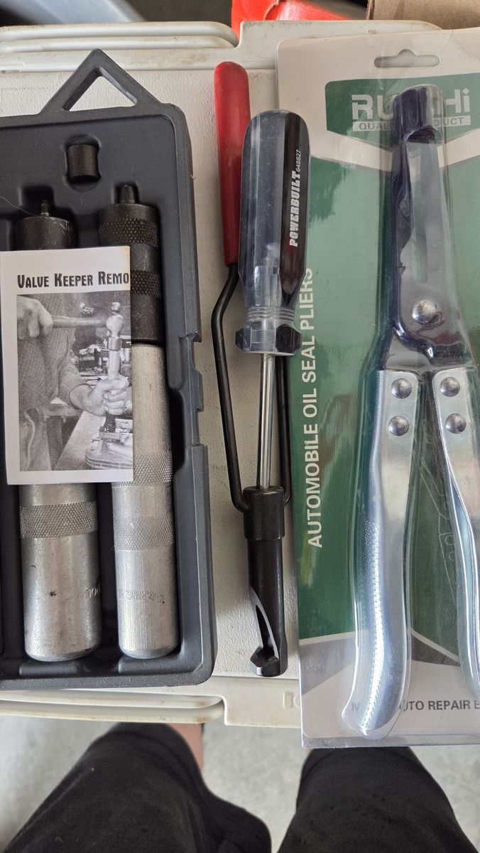 Valve stem removal tools