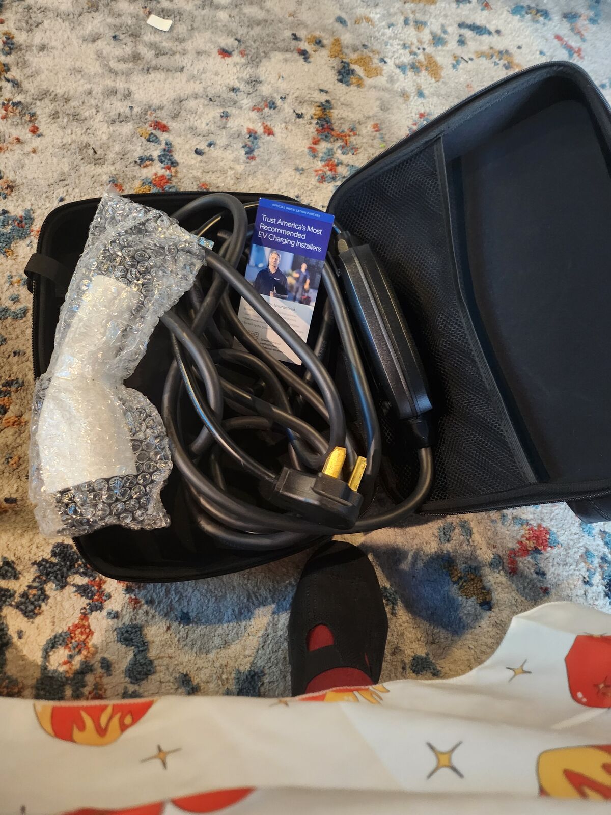 Lectron level 2 220 v portable ev charging cable