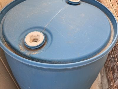 2 qty Water Storage 55-Gallon Barrles