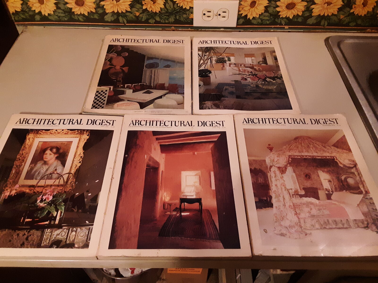 Architectural Digest Magazine Vintage 1976-1982