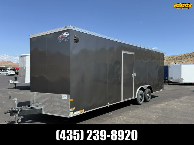 American Hauler 8.5X24 10K NIGHT HAWK CARHAULER Cargo/ Enclosed Trailer