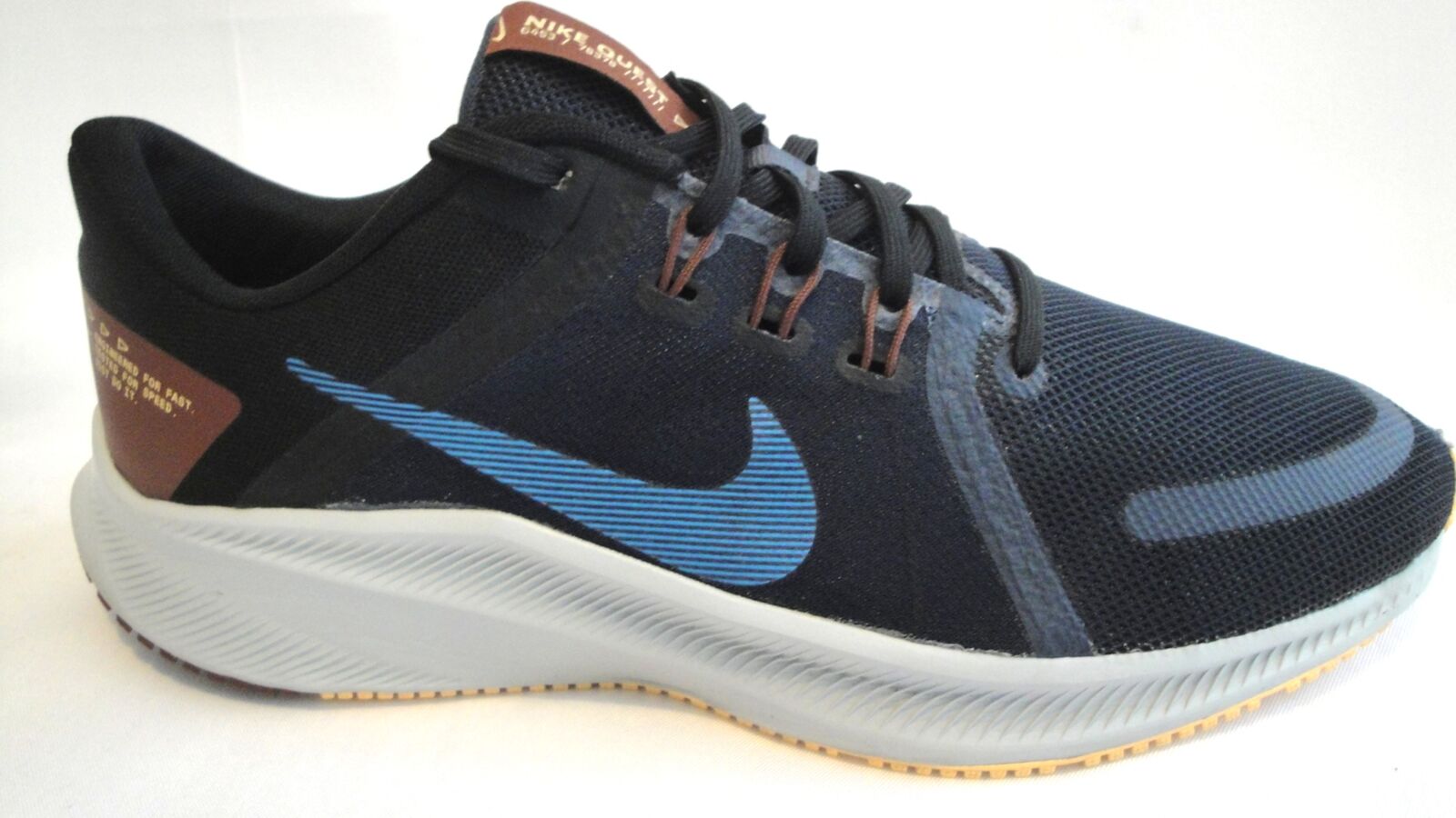 Men's Nike Quest 4 Road Running Shoes Thunder Blue Size 10.5