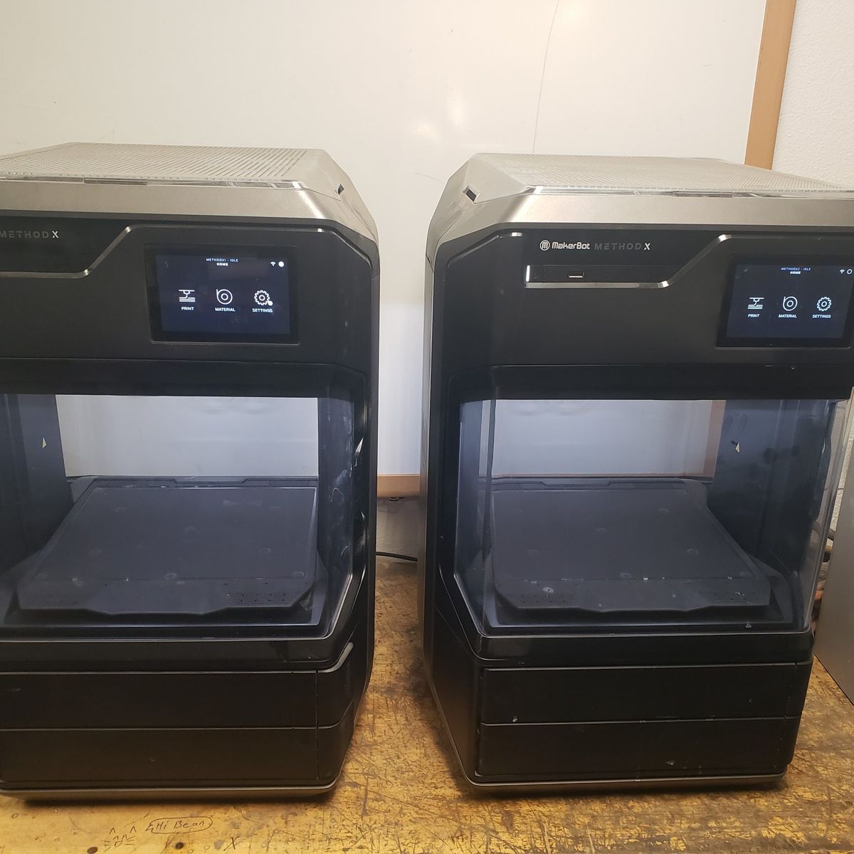 Pair of Makerbot Method X 3D Printers