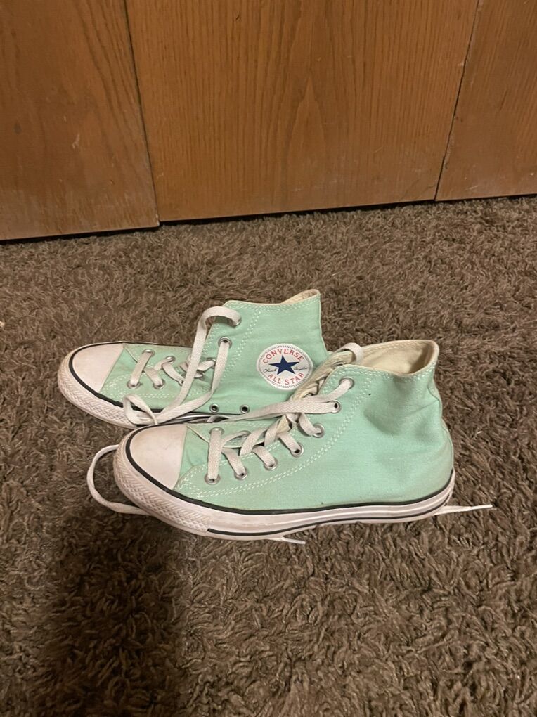 Teal Converse Shoes