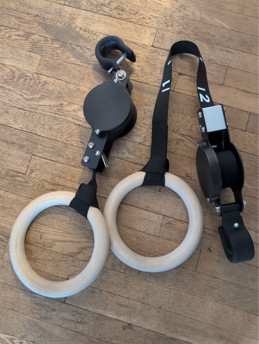 Rogue Rapid Rings — Wood Gymnastic Rings, Quick-Adjust (CrossFit / Calisthenics)