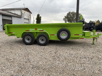 2026 TEXAS PRIDE 7X16X2 Bumper Pull Dump Trailer – Built Tough