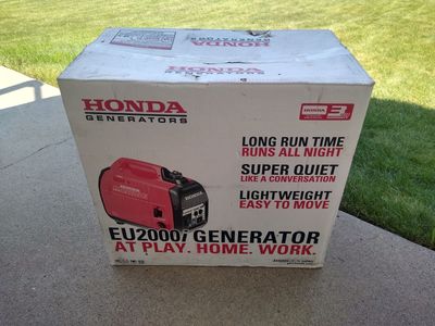 Honda EU2000 Generator. Like new