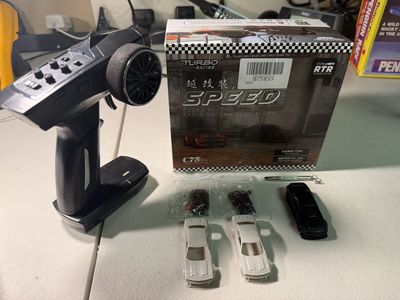 1:76 RC Sports Car C75 Turbo Table Racing RTR