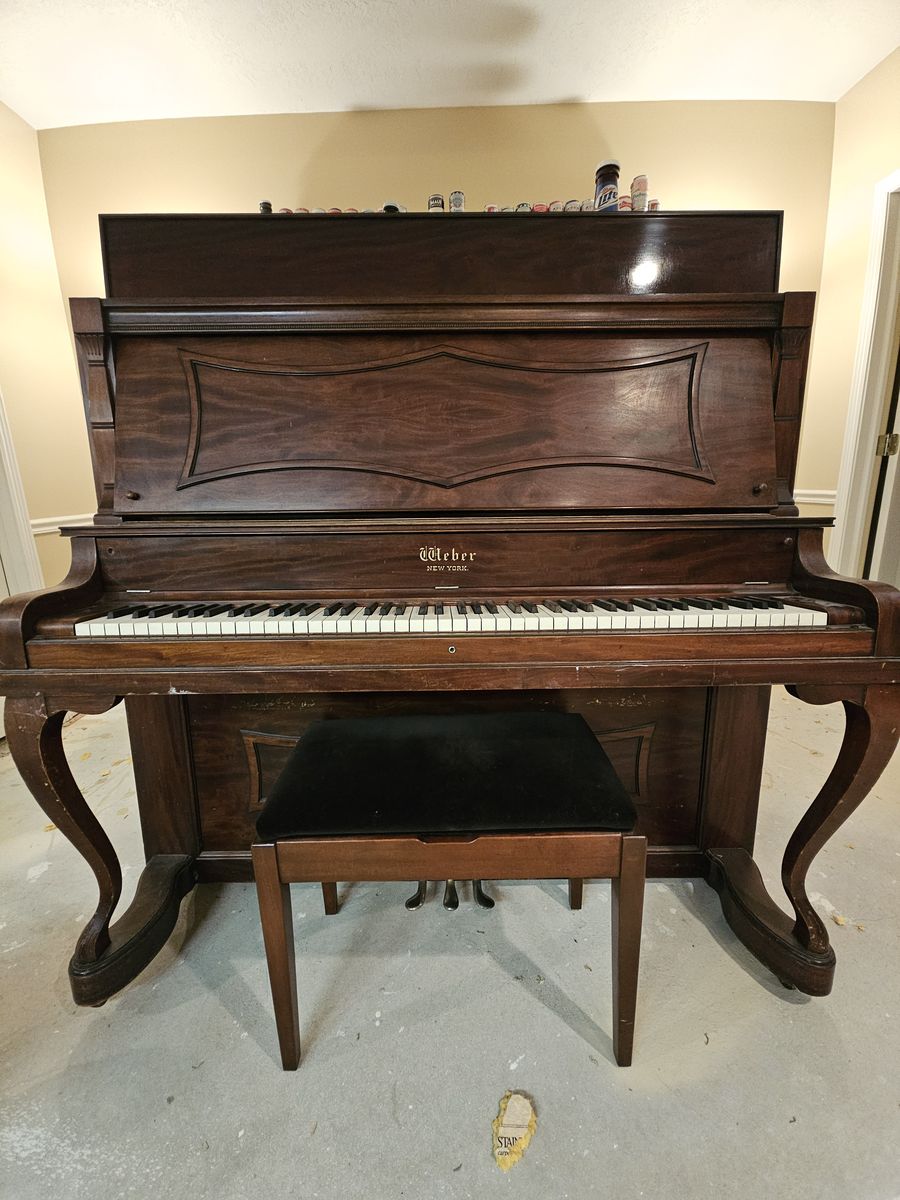 Vintage Weber Upright Piano – New York