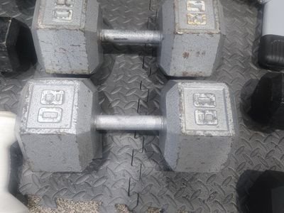80lb dumbbells