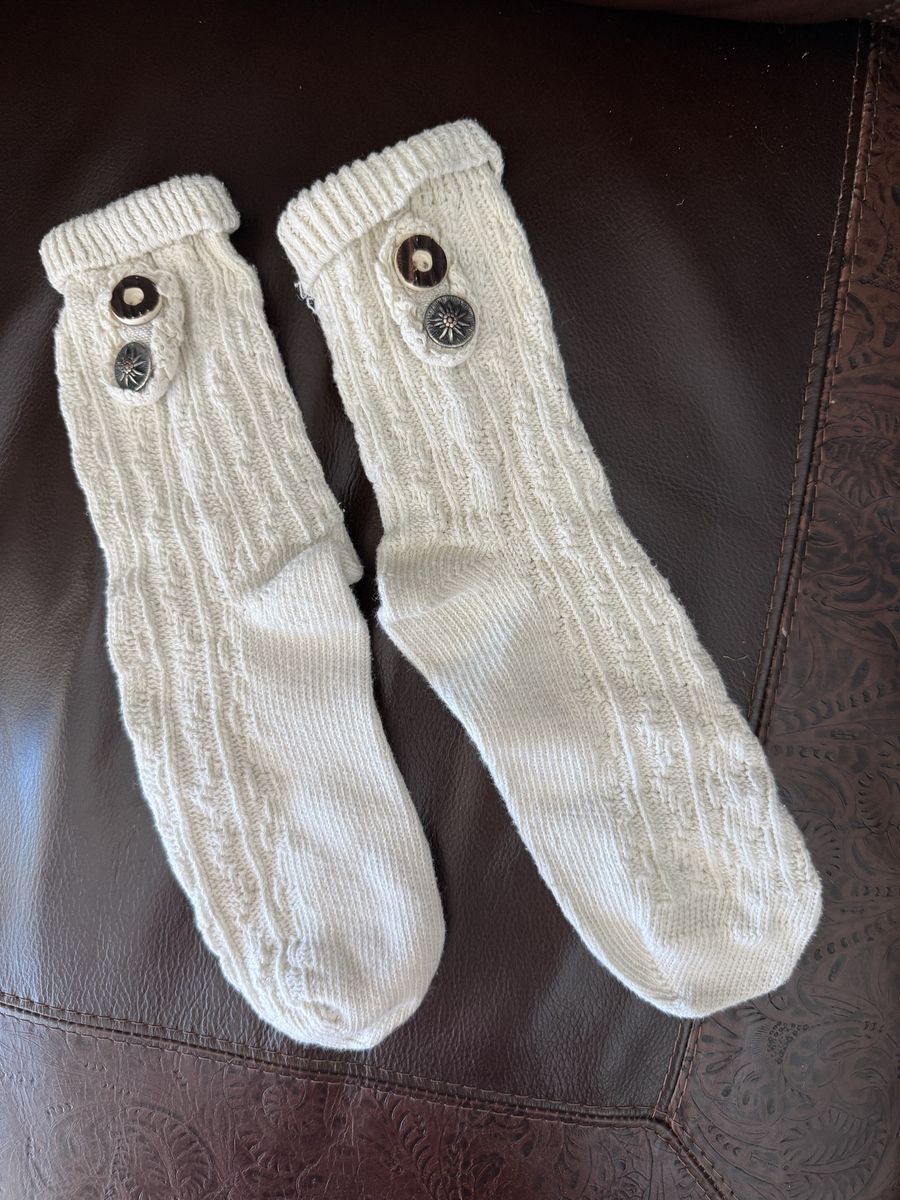Women’s German edelweiss socks one size 