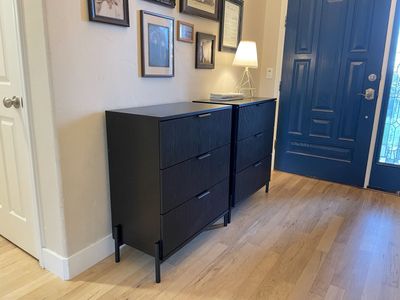 New 3-drawer dressers / oversized nightstands.