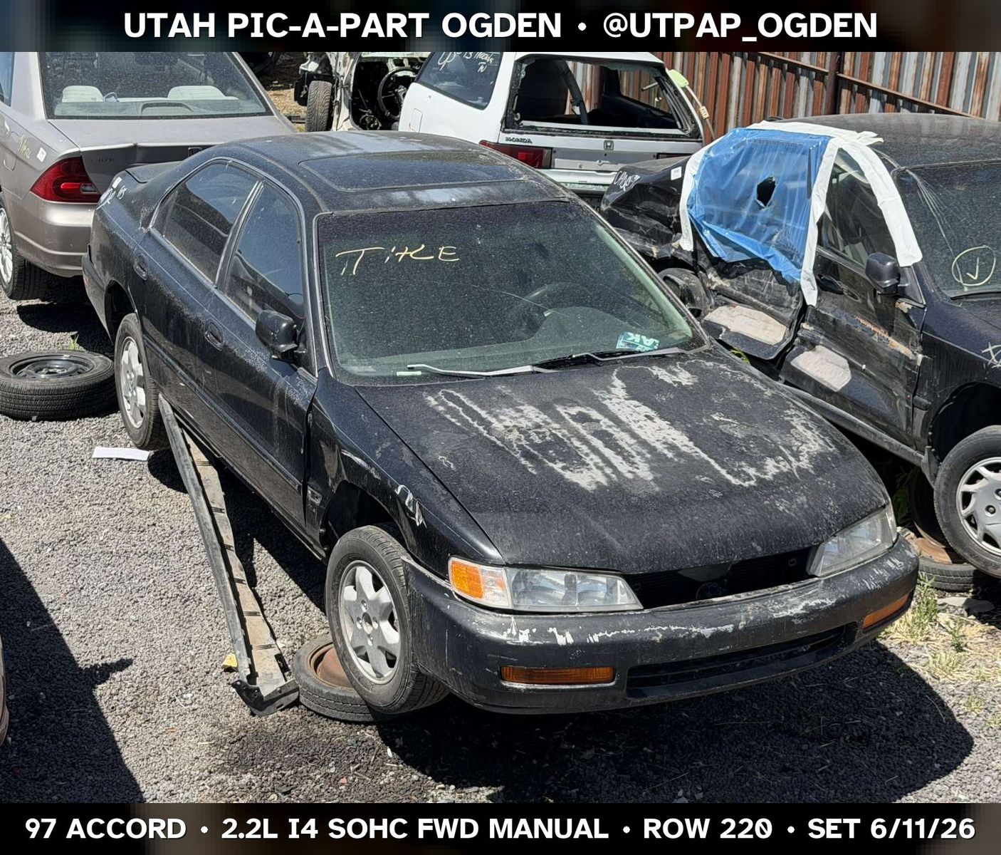 1997 Honda Accord Parts - UTPAP Ogden
