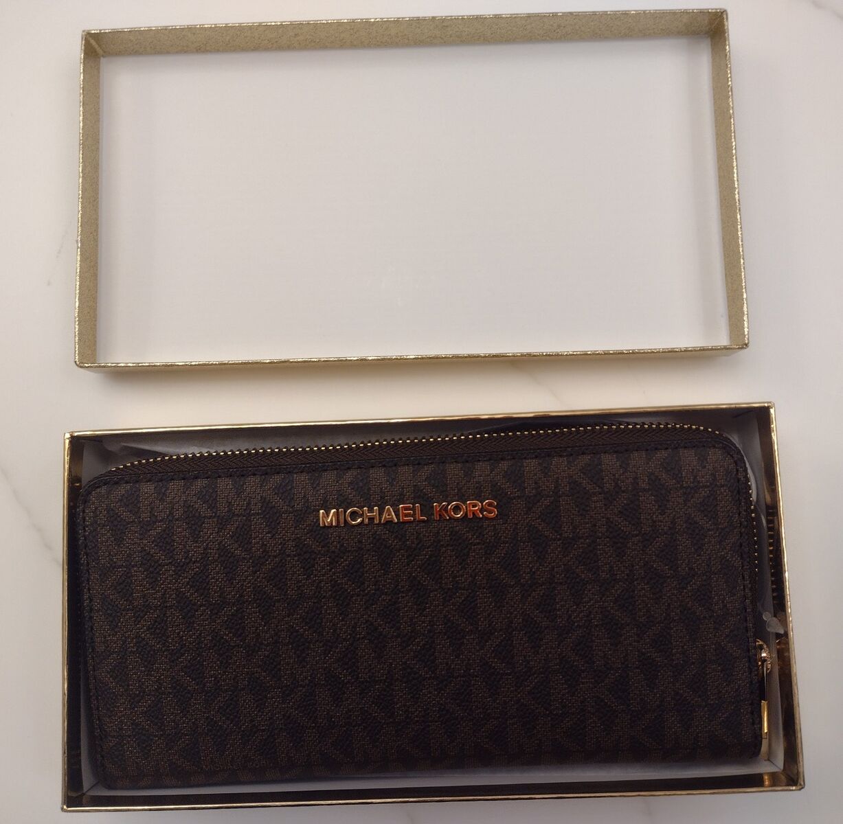 Michael Kors Brown Wallet - Brand New w/ Box