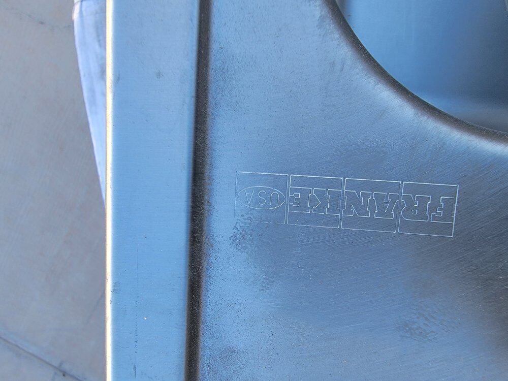 Franke 15x15x5 stainless steel sink