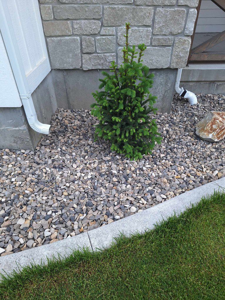 Decorative rock delivered. text now to schedule!