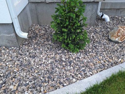 Decorative rock delivered. text now to schedule!
