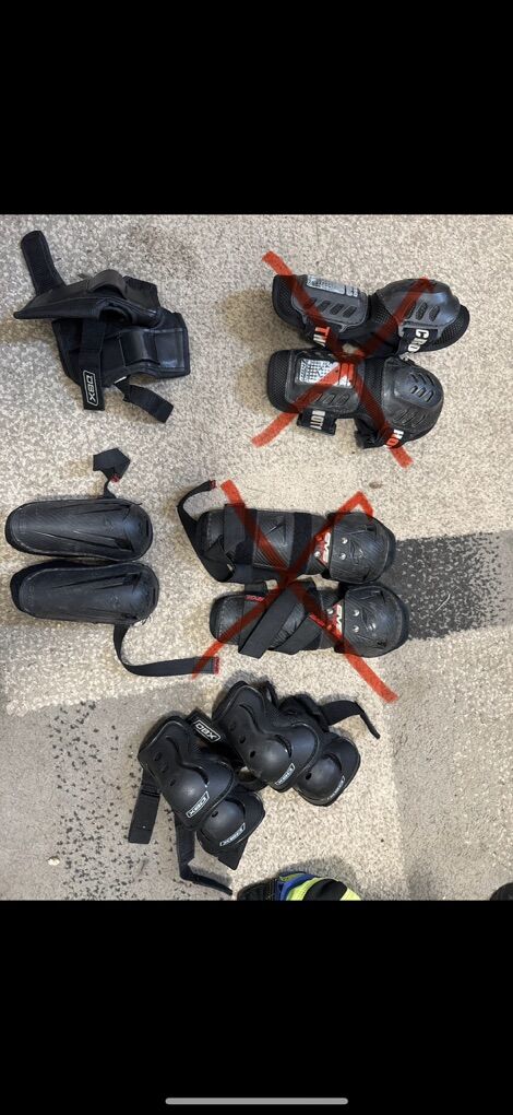 Motorcross Elbow/knee pads, Youth