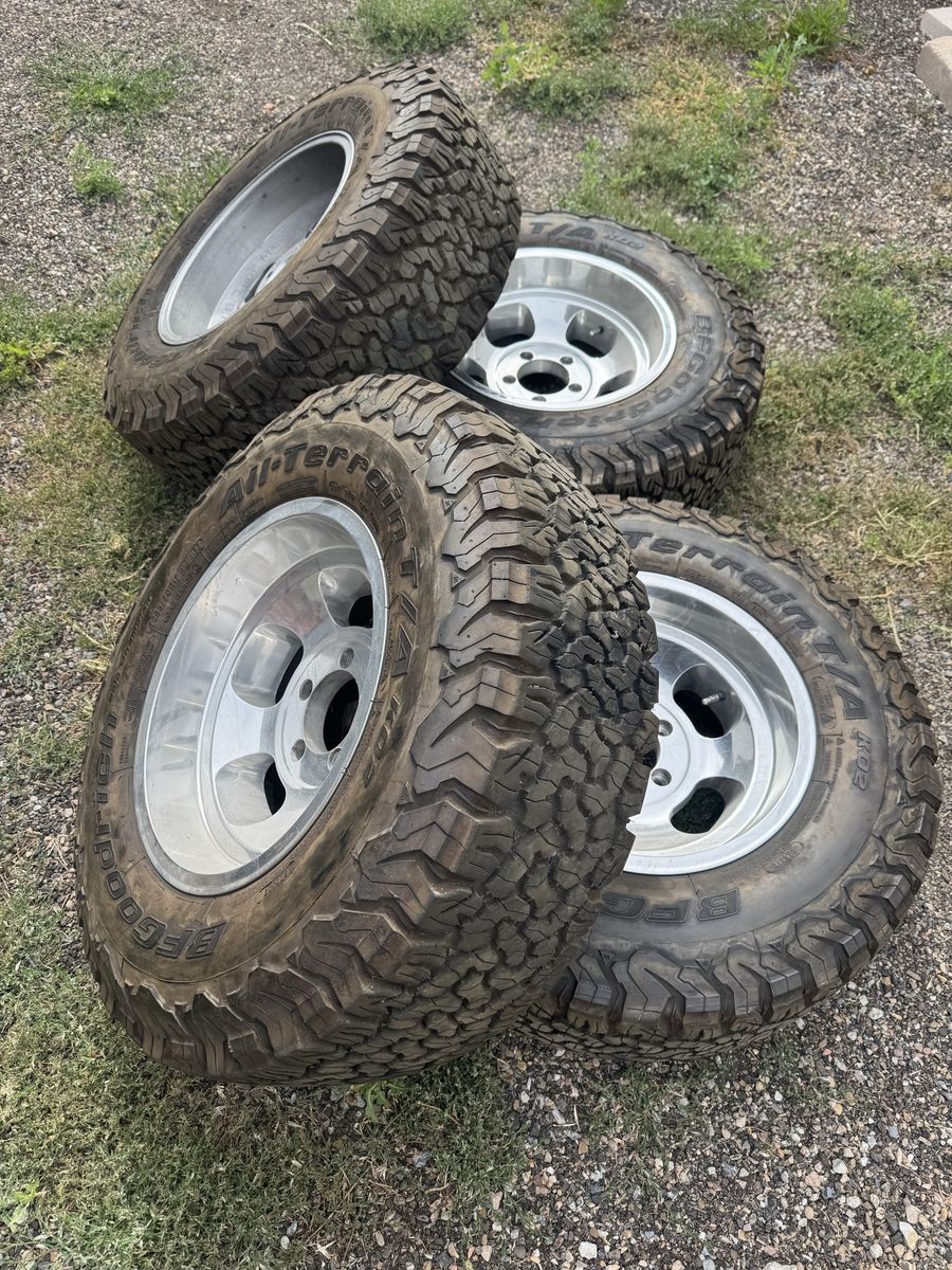 4 BFGoodrich All Terrain LT285/70R17 Wheels and Tires