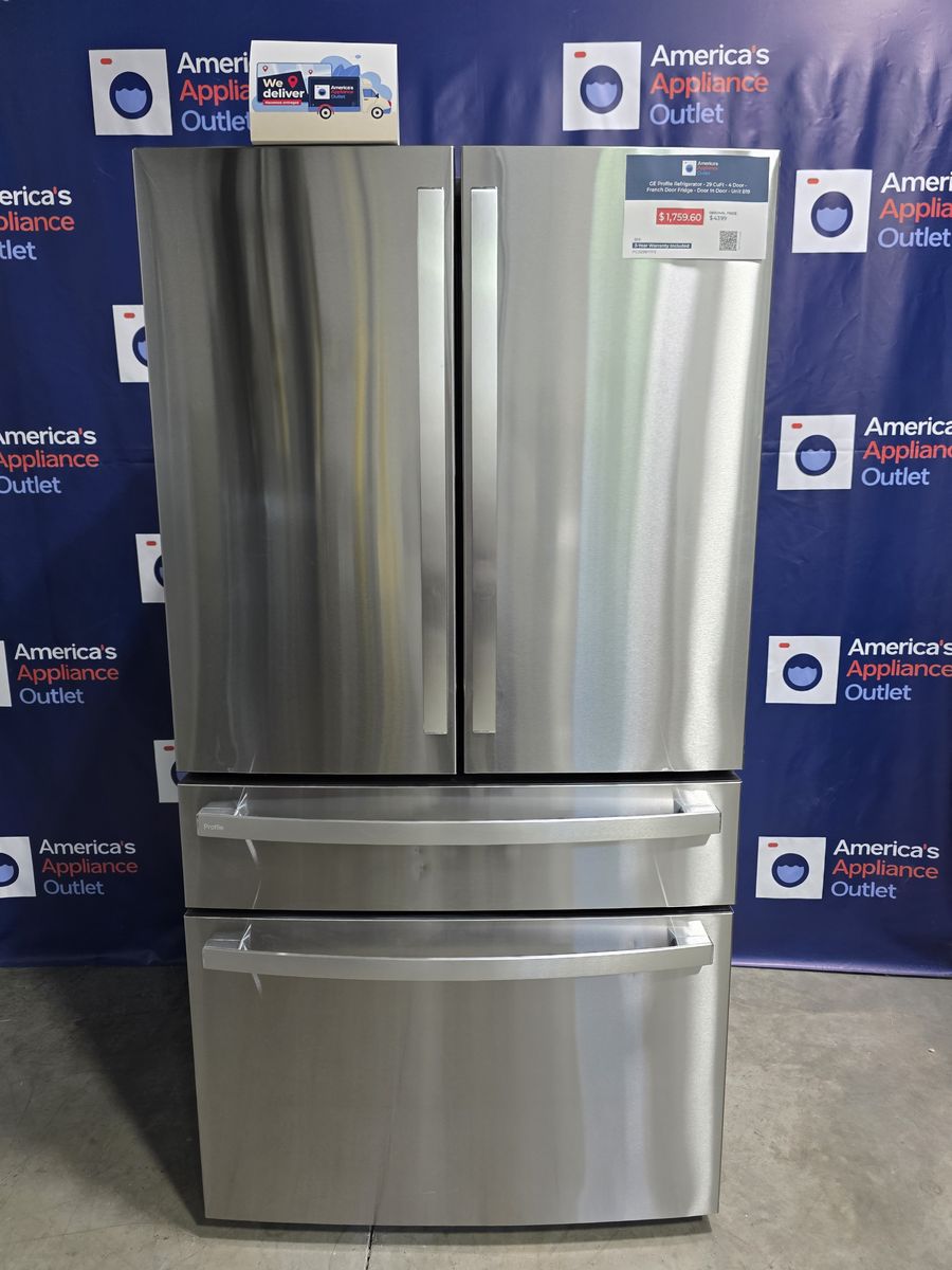 GE Profile Smart 4-Door French Door Refrigerator (Fingerprint Resistant Stainless Steel), 36-Inch Wide, 28.7 Cu. Ft.