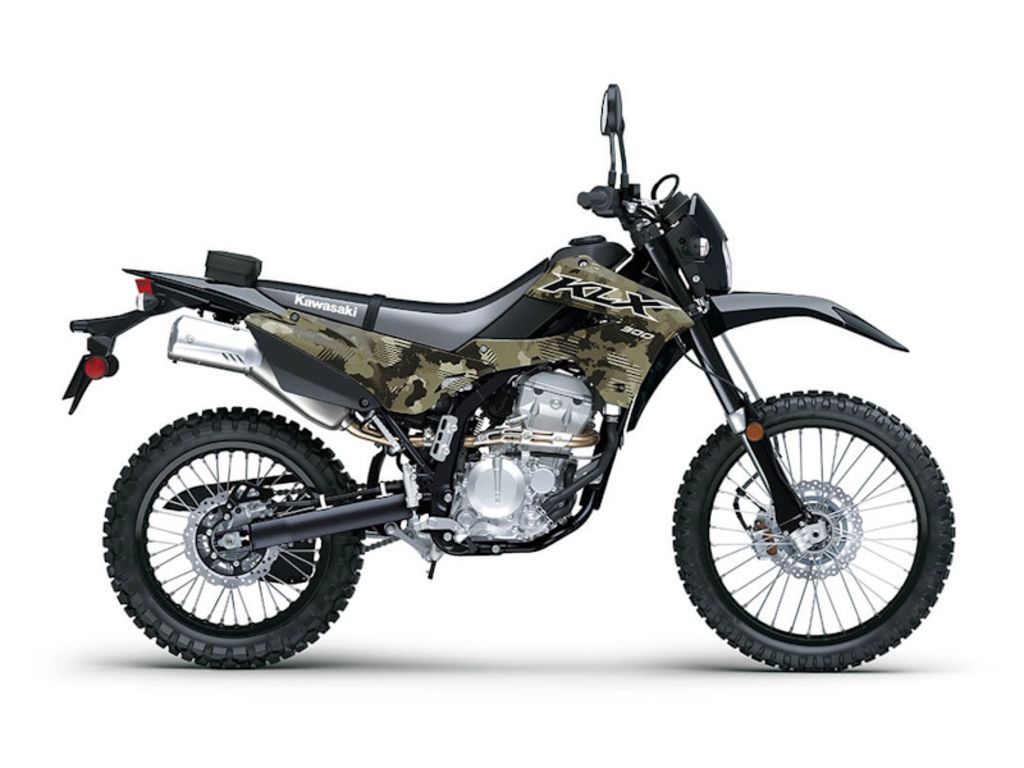 2026 Kawasaki KLX®300 Cypher Camo Beige