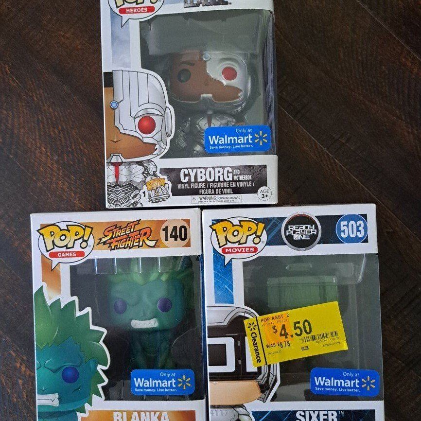 Funko Pop! Walmart Exclusives Set of 3