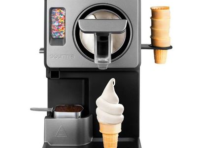 NEW-Gourmia Auto Ice Cream & Frozen Drink Maker