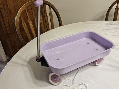 Purple toy wagon