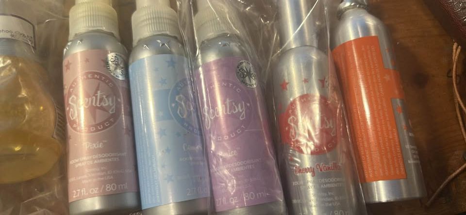 Scentsy Room Sprays/ Tins Soaps & More- Retired