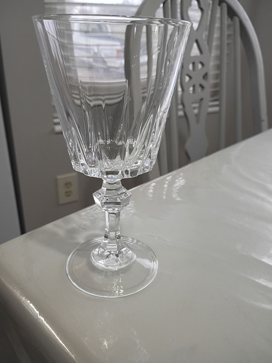 12 Gorgeous 24% Genuine Lead Crystal Goblets