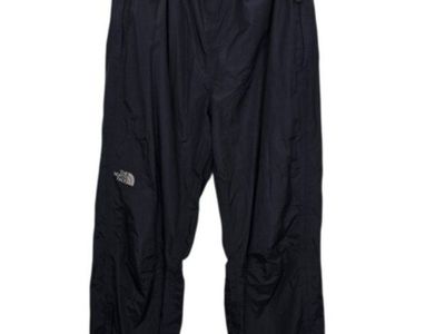 The North Face HyVent Waterproof Rain Pants Men XL Black Mesh Lined Hiking