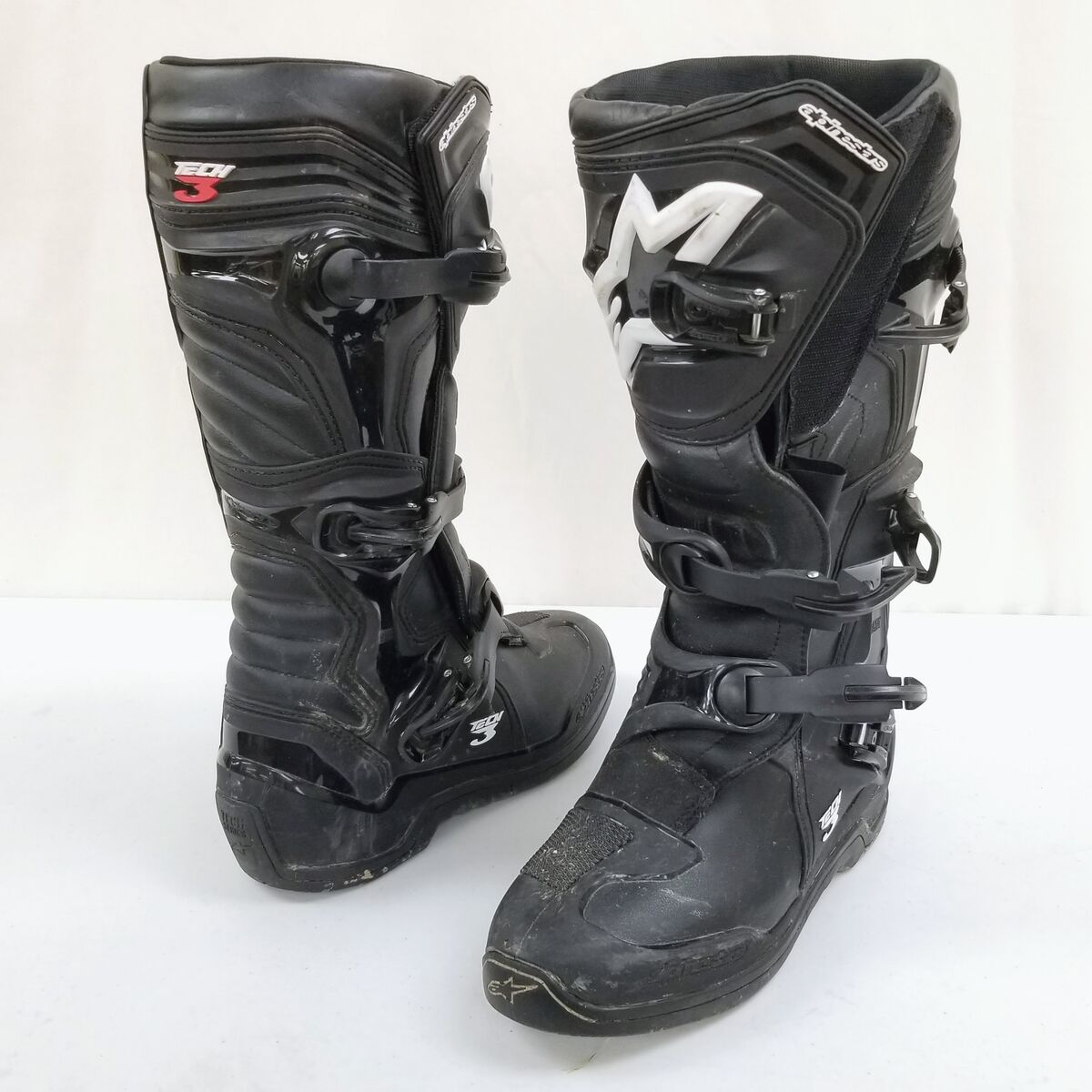 Alpinestars Men's Tech Motocross 3 Boots (Black, 8) (482-04108-L-R2-S5)