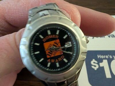 Home Depot Homer Award Ladies wrist watch with bat