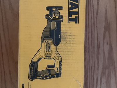 DEWALT DCS382B 20V MAX XR Cordless Brushless Reciprocating Saw - Tool Only, Keyless Blade Clamp