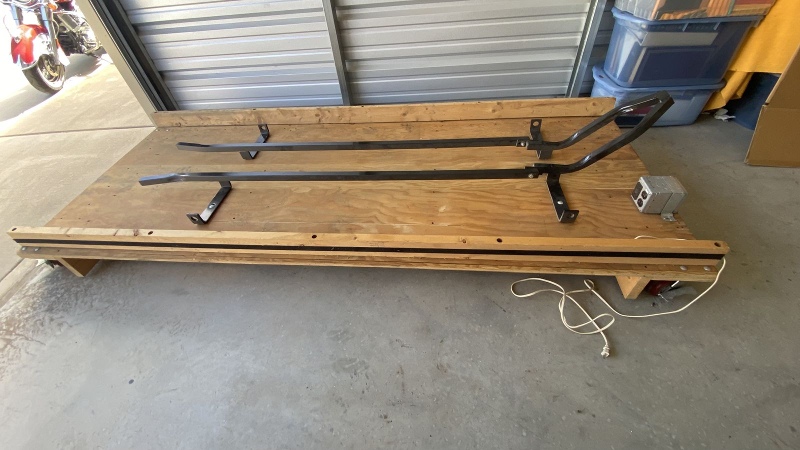Motorcycle storage port