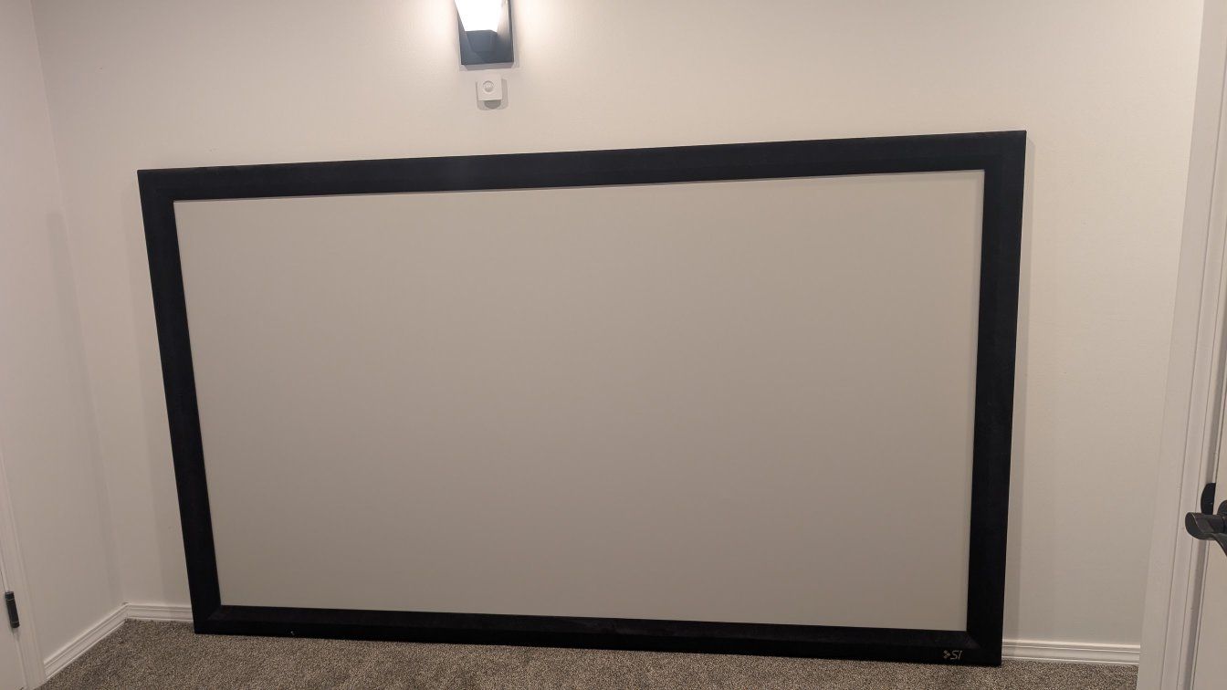 screen innovations Projection Screen - 100 Inch Fixed Frame 16:9 for Home Theater