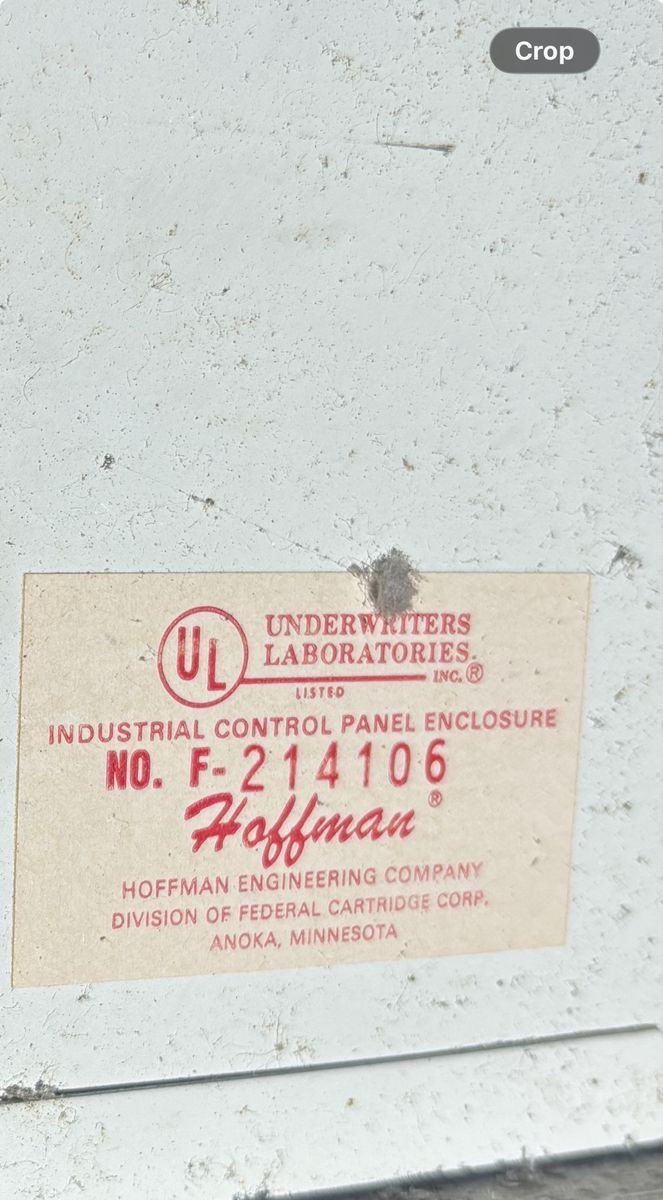 Used Hoffman Box Enclosure.