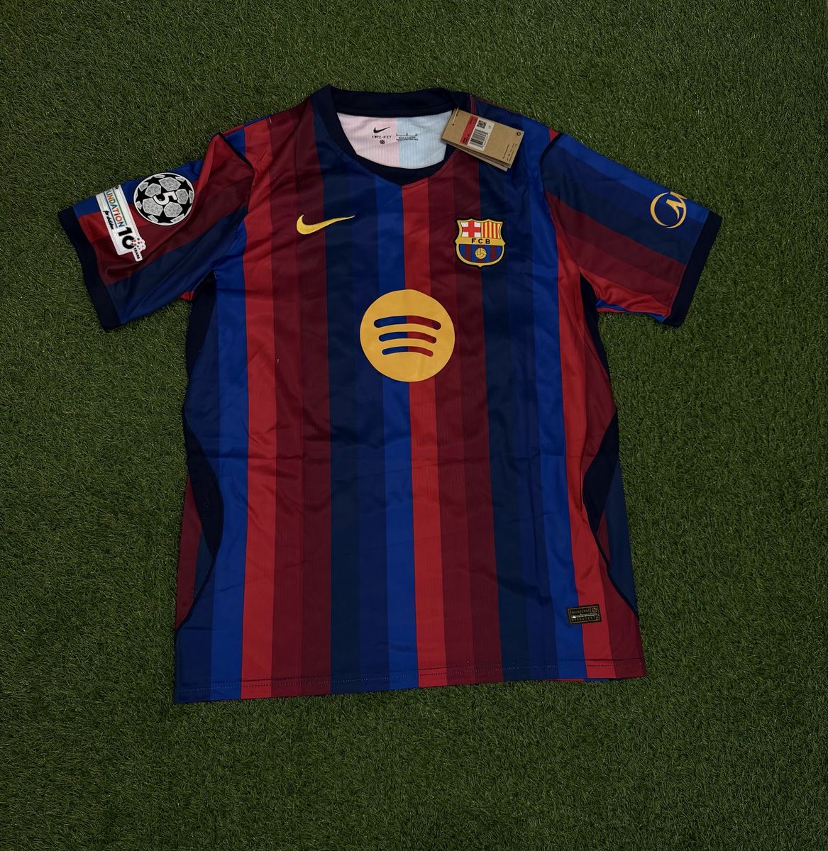 Nike FC Barcelona Lamine Yamal #10 Soccer Jersey Short Sleeve NWT