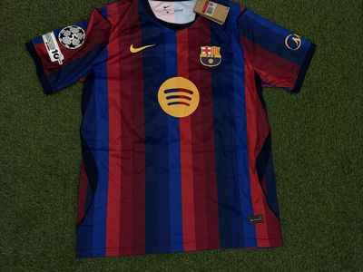 Nike FC Barcelona Lamine Yamal #10 Soccer Jersey Short Sleeve NWT