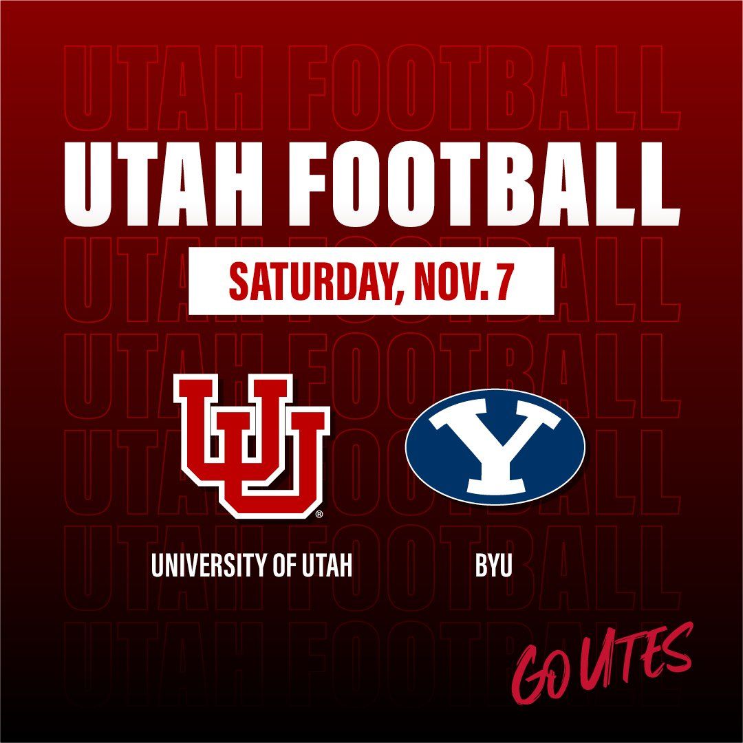 BYU Cougars vs University of Utah Utes  4 Football Tickets BIG 12 SHOWDOWN - Sat, Nov. 7