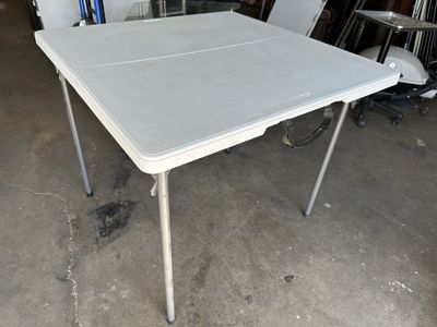 Lifetime 34 inch Square Fold-In-Half Table, Indoor/Outdoor