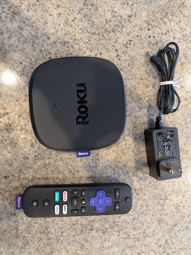 Roku Ultra Streaming Media Player with Remote & Power Adapter